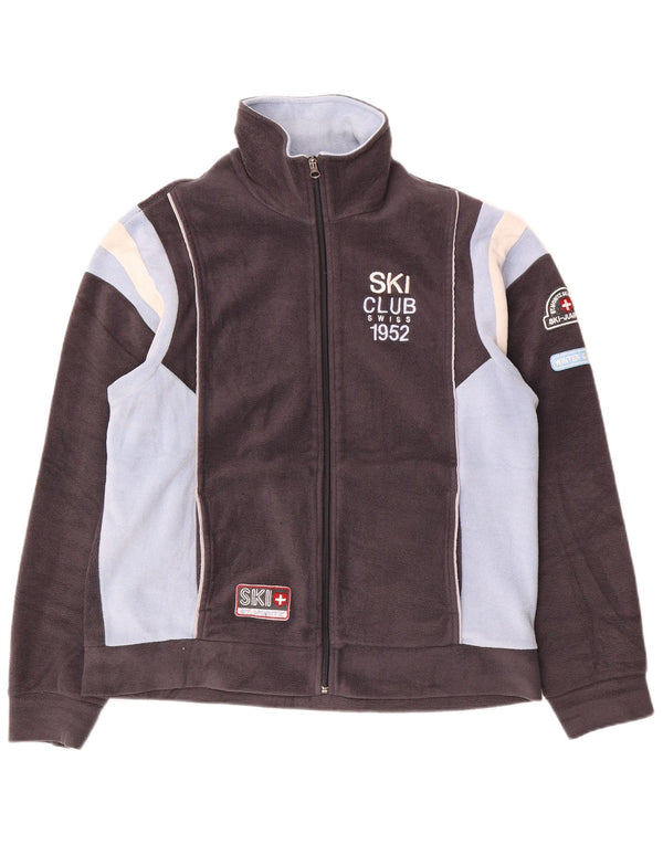 F.LLI Campagnolo muška skijaška jakna od flisa UK 40 Large Grey Colourblock