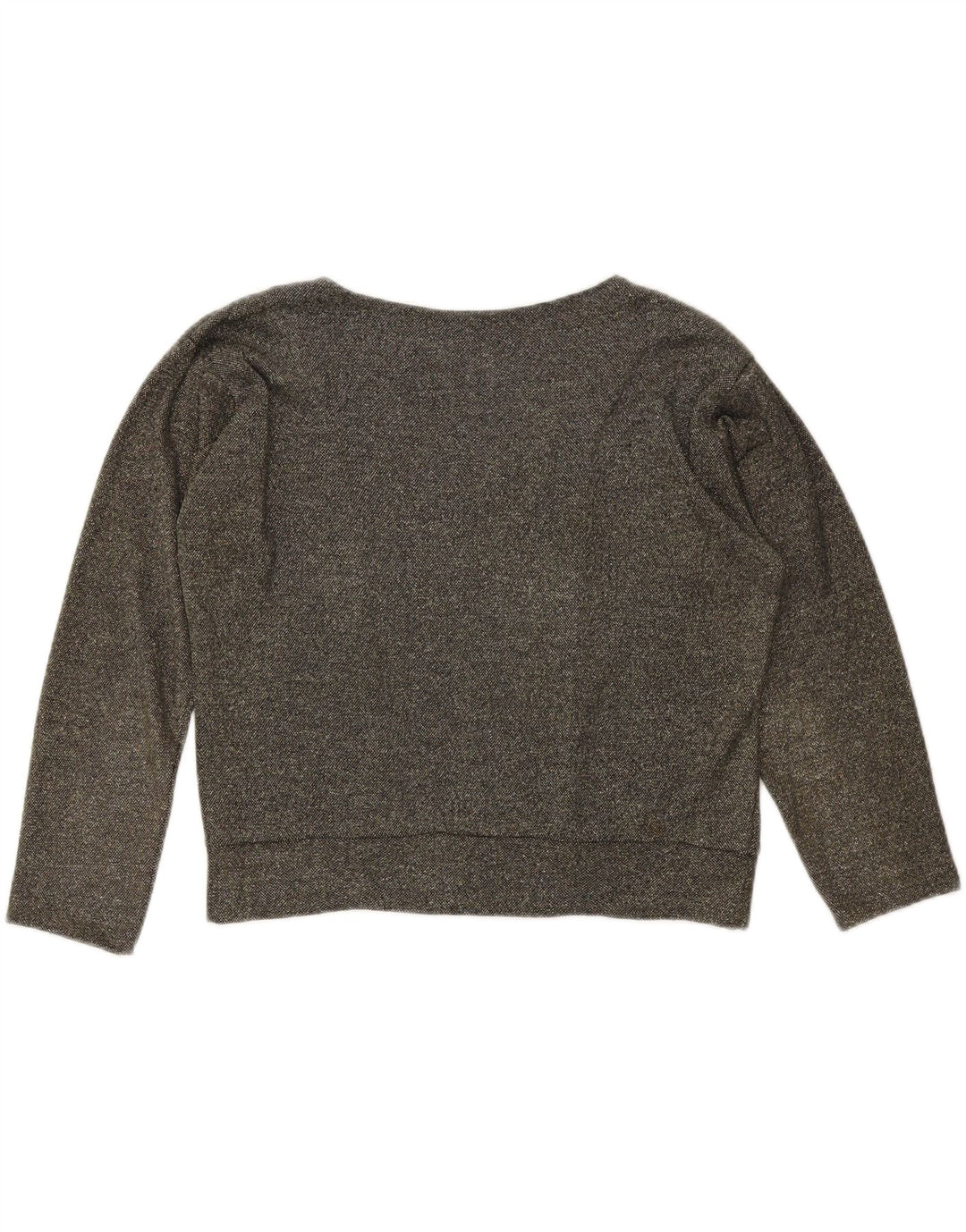 VINTAGE Ženska prekomjerna trenirka s grafičkim motivima UK 10 Mala siva