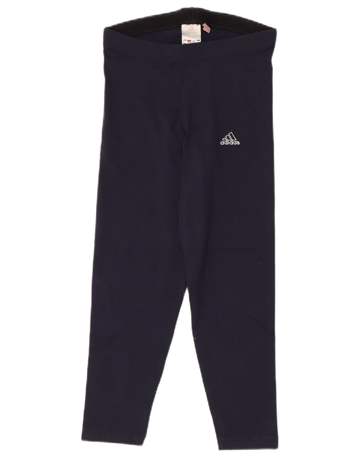 Adidas ženske tajice UK 14 velike tamnoplave poliamidne