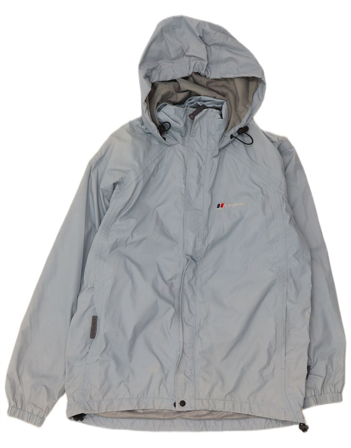 Berghaus velika ženska kišna jakna s kapuljačom UK 10 Mala plava najlonska