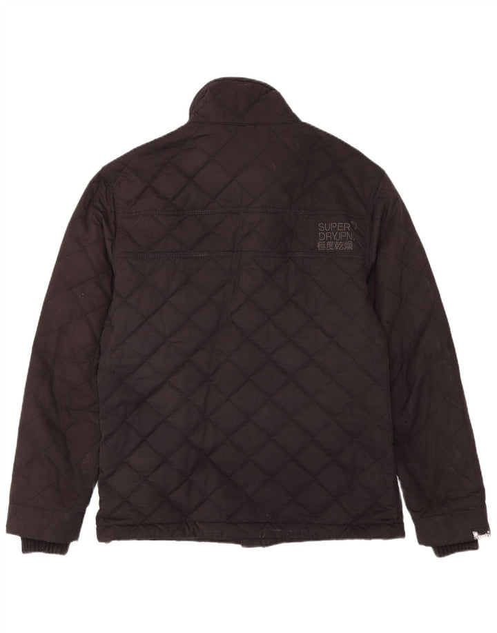 Superdry muška prošivena jakna The Windhiker UK 42 XL crni poliester