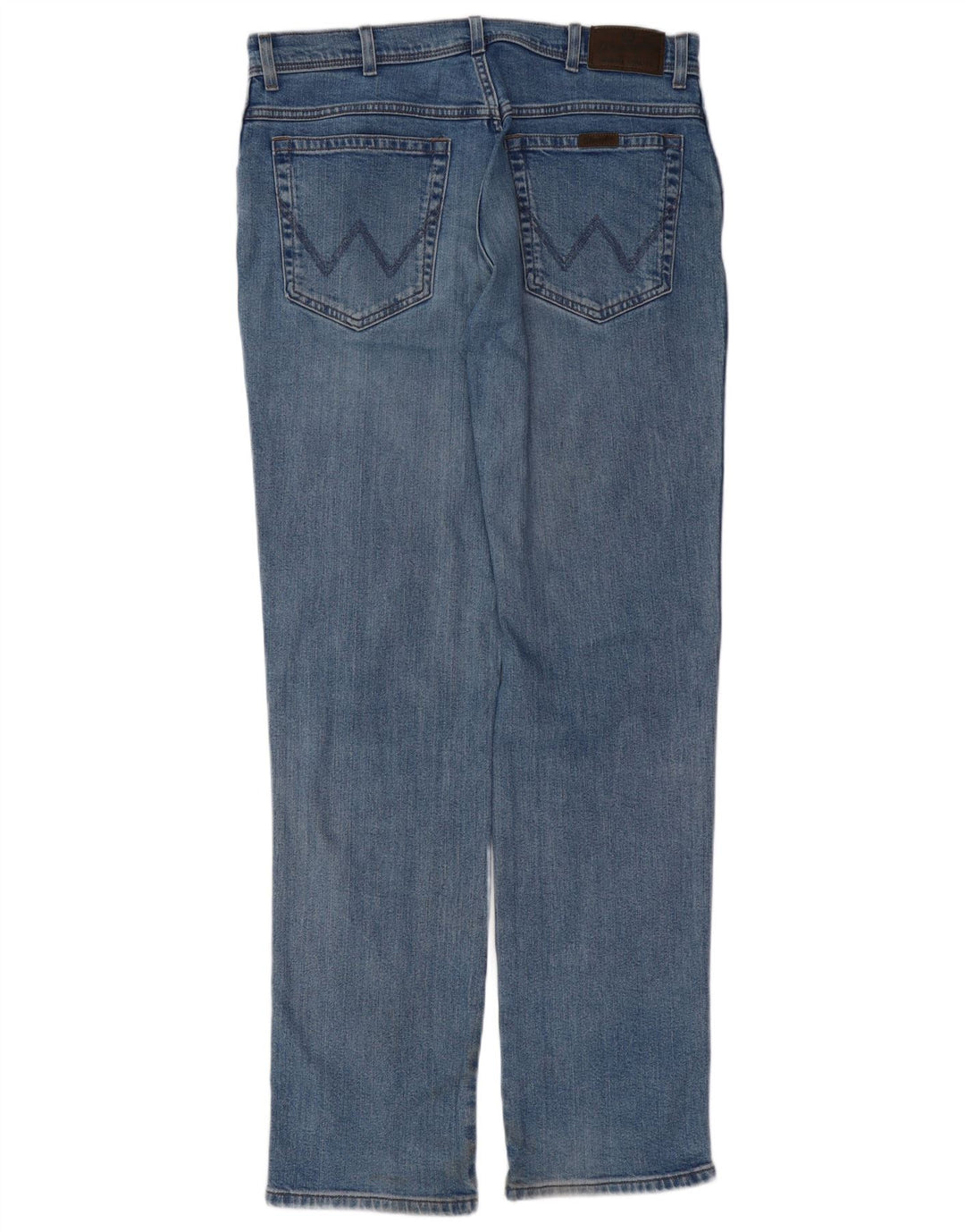 WRANGLER Muške ravne traperice W36 L34 plavi pamuk