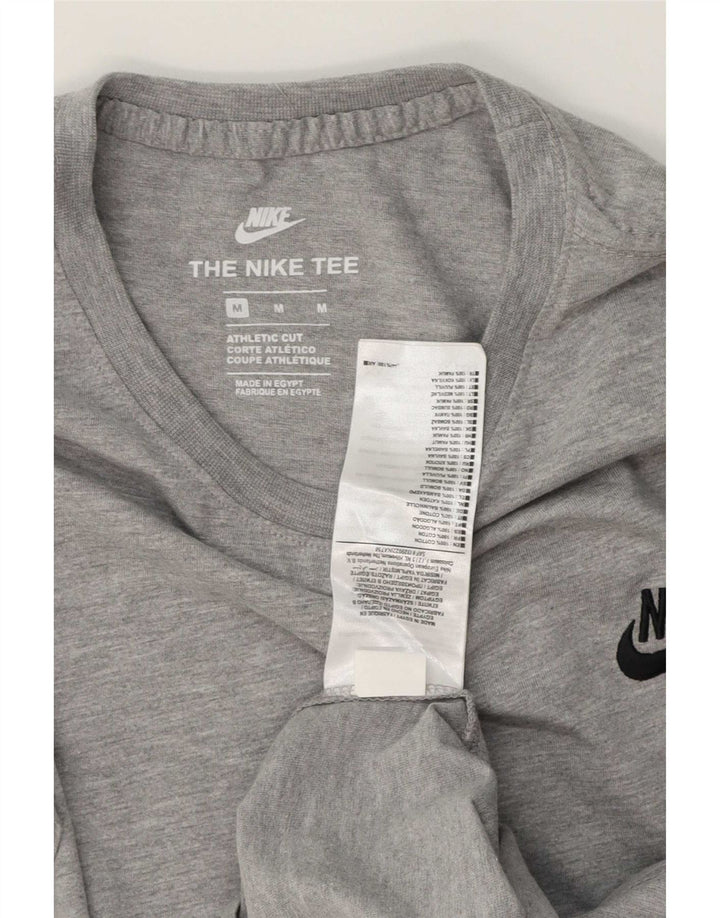 Nike muška majica atletskog kroja srednje sivi pamuk