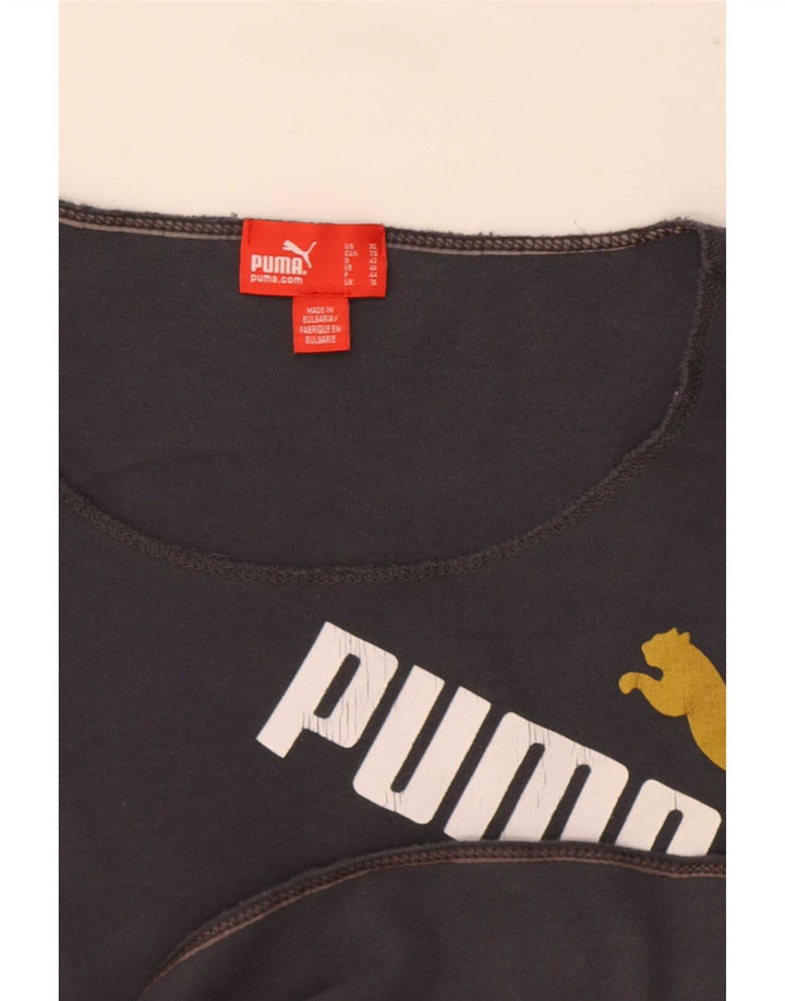 Puma ženska majica dugih rukava s grafikama UK 16 velika siva