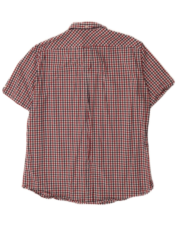 Ben Sherman muška majica kratkih rukava standardnog kroja XL crveno kariranog pamuka