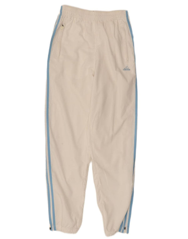 ADIDAS Ženska trenirka Hlače Joggers UK 10 Mali bijeli poliester