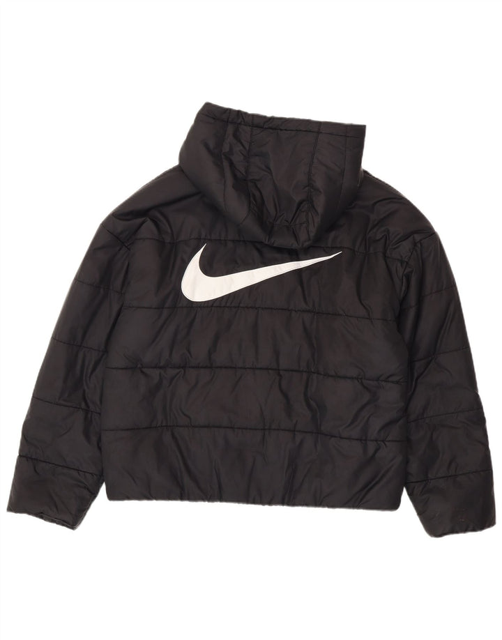 Nike Boys Graphic Hooded Podstavljena jakna 10-11 godina srednje crna poliester