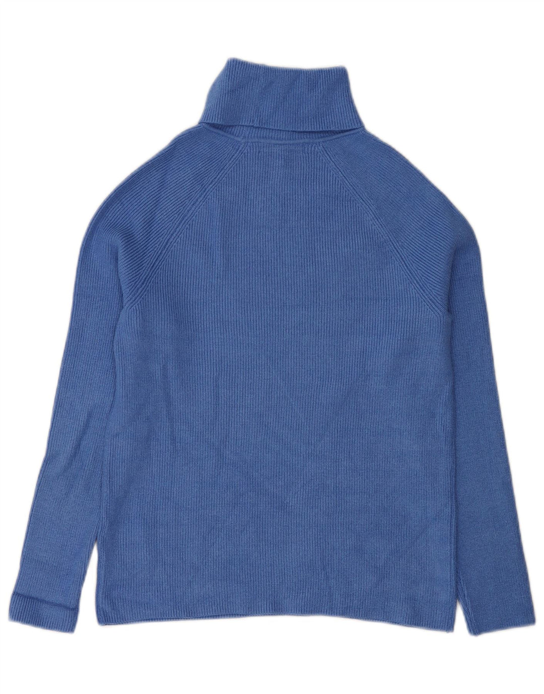 Marks & Spencer ženski pulover s rol izrezom UK 10 Mala plava viskoza