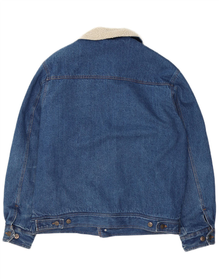 EXPLORER muška traper šerpa jakna IT 52 XL plavi pamuk