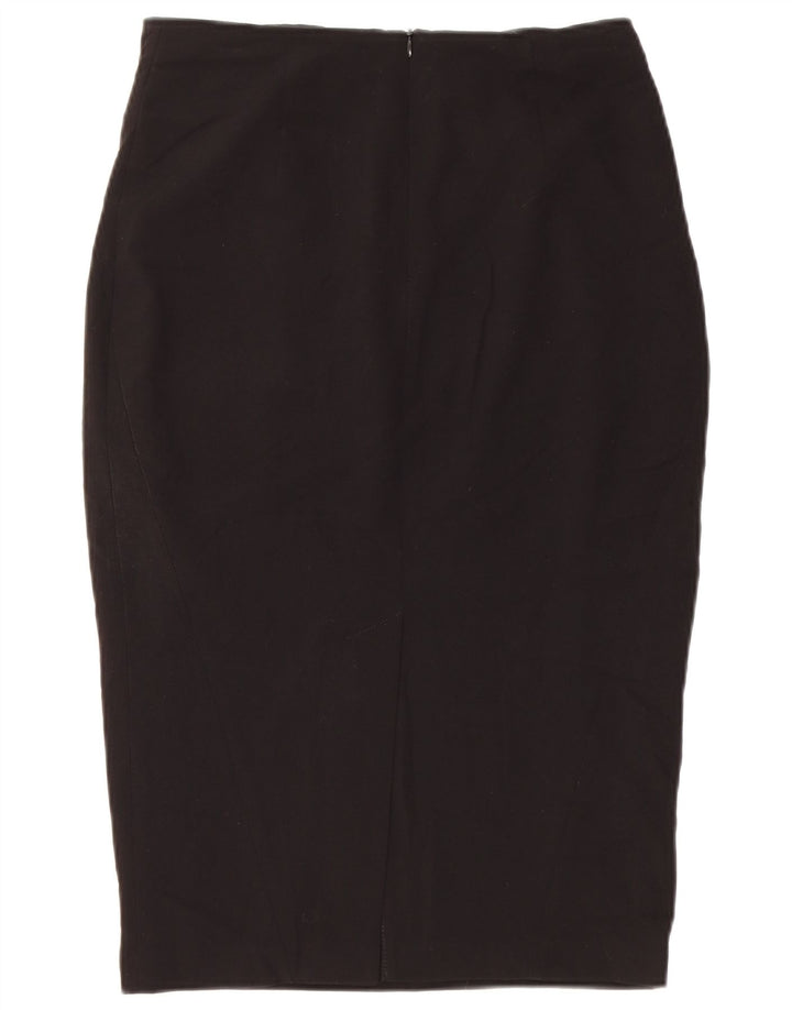 Marks & Spencer ženska pencil suknja UK 10 mala W28 crni poliester