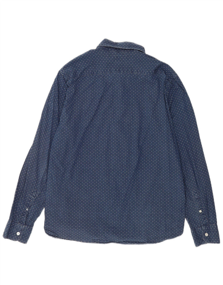 Levi's velika muška košulja od tamnoplavog pamuka na točkice