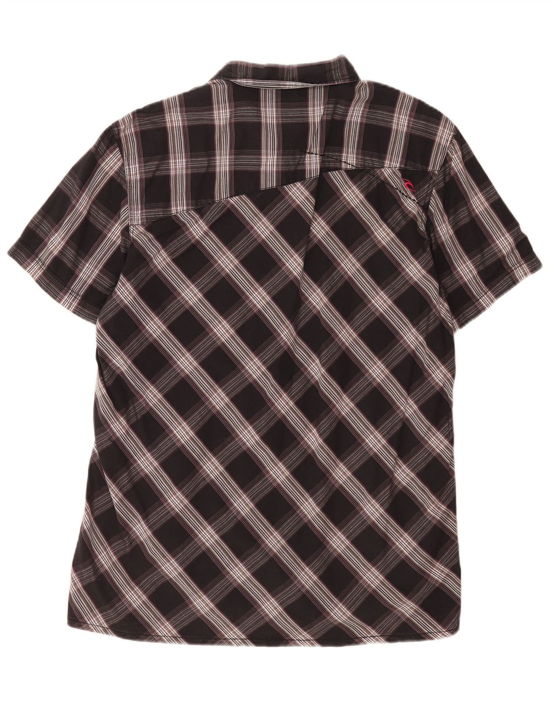 Rip Curl muška majica kratkih rukava XL crni pamuk na karo