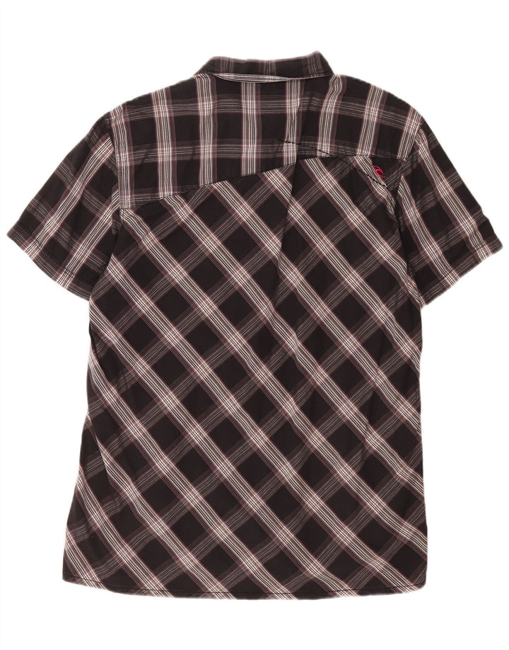 Rip Curl muška majica kratkih rukava XL crni pamuk na karo