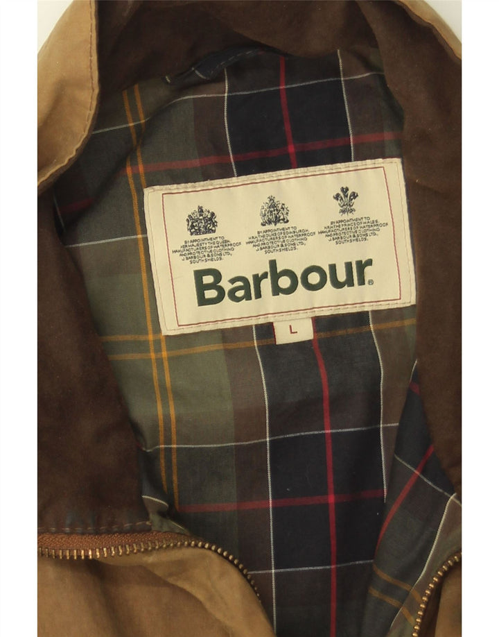 Barbour muška jakna od voštanog pamuka UK 40 Large Brown Cotton