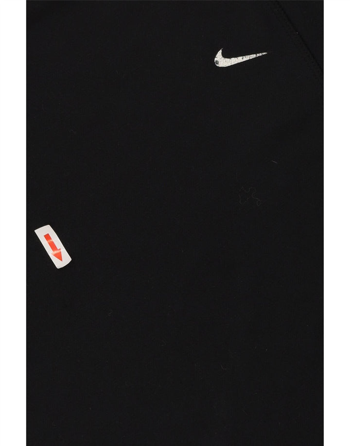 Nike Dri Fit majica kratkih rukava, mali crni poliester