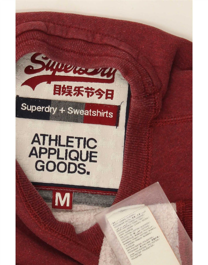 Superdry muška trenirka s grafičkim motivima Srednji bordo pamuk