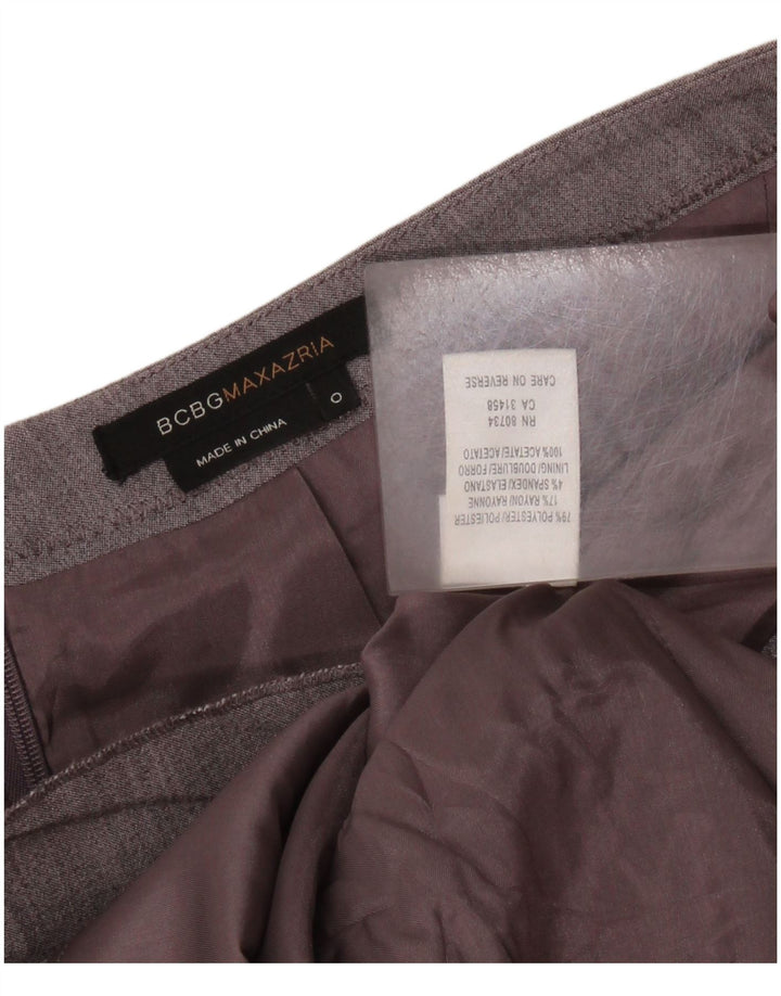 BCBGMAXAZRIA Ženska suknja za trubu US 0 XS W28 sivi poliester