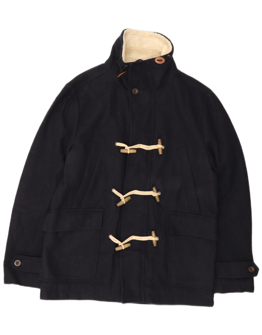 Burton Mens Duffle Jacket UK 38 Srednje tamnoplava vuna