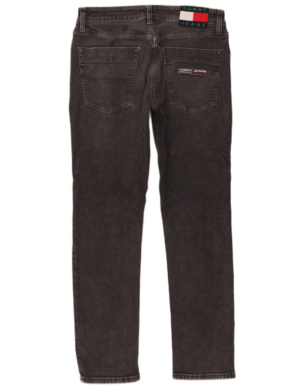 Tommy Hilfiger Mens Scanton Slim Jeans W31 L30 Sivi pamuk