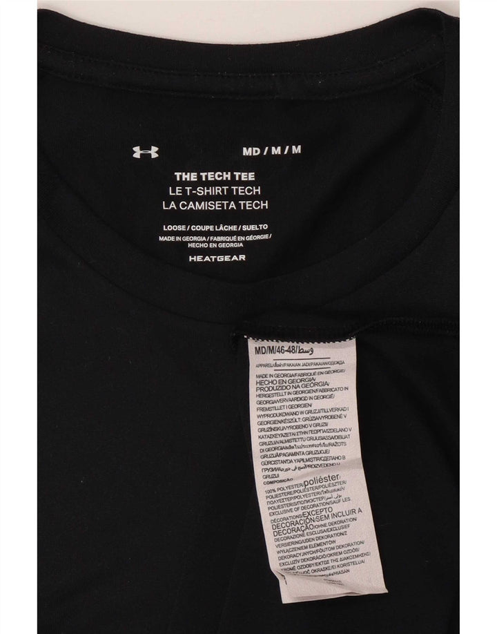 Under Armour muška majica Heat Gear Srednji crni poliester