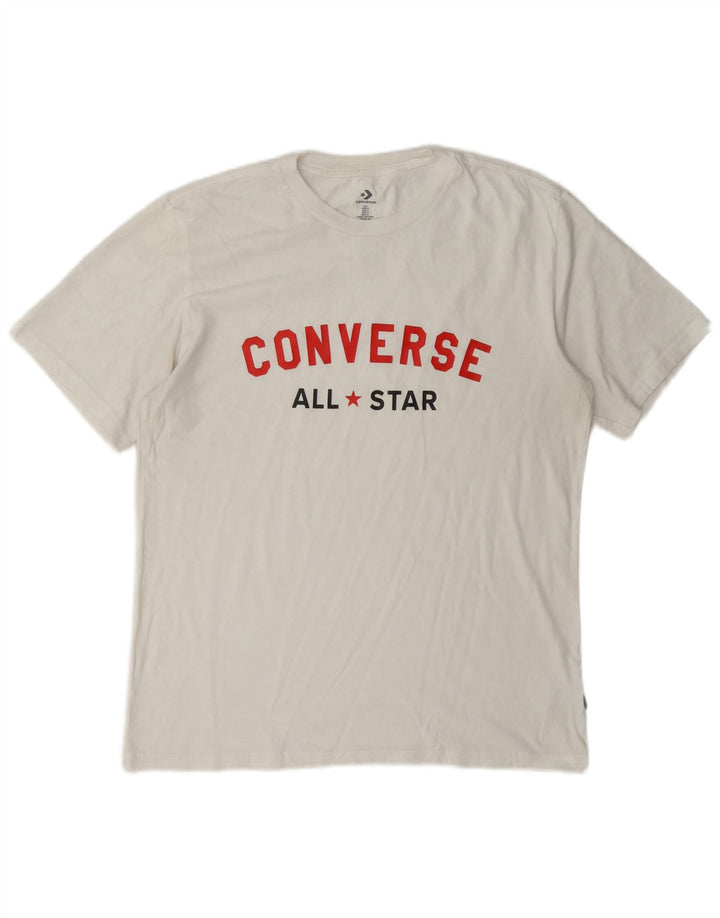 Converse muška majica s grafičkim motivima, veliki bijeli pamuk