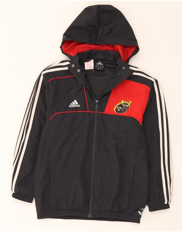 Adidas Boys Munster Rugby jakna s kapuljačom 11-12 godina crna