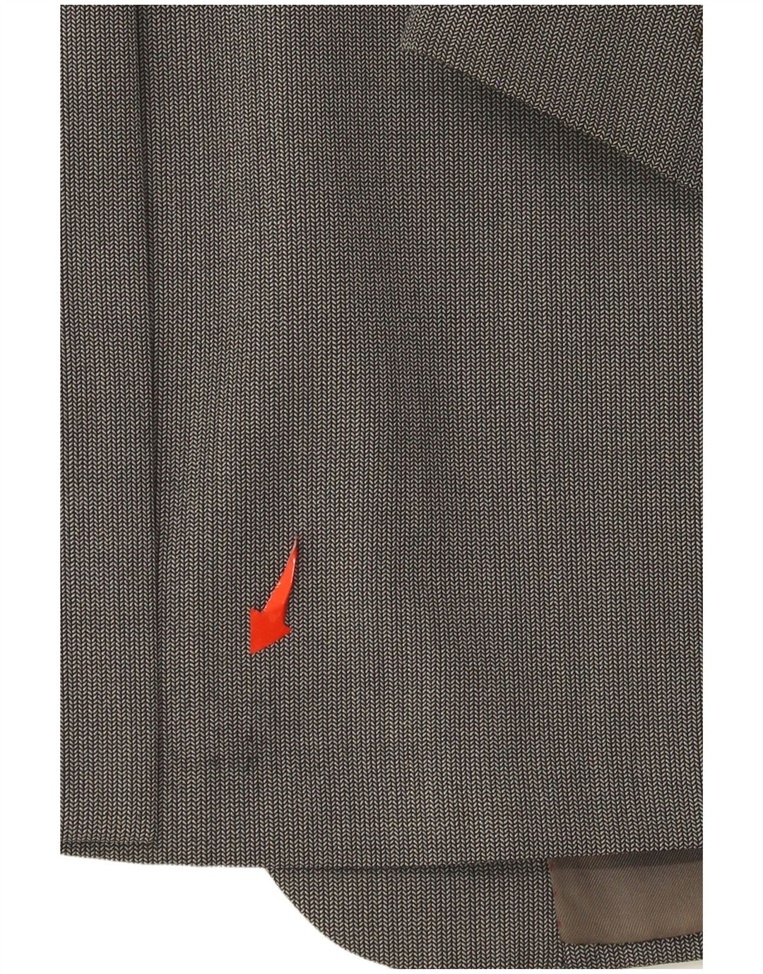 Aquascutum muška jakna sako s 1 gumbom UK 44 2XL siva riblja kost vuna