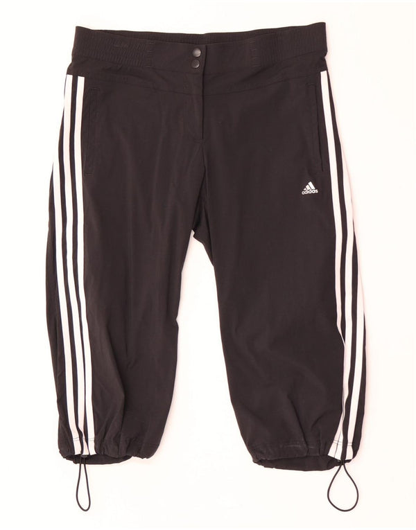 Adidas ženske Climalite bermude UK 12 srednje W32 crni najlon