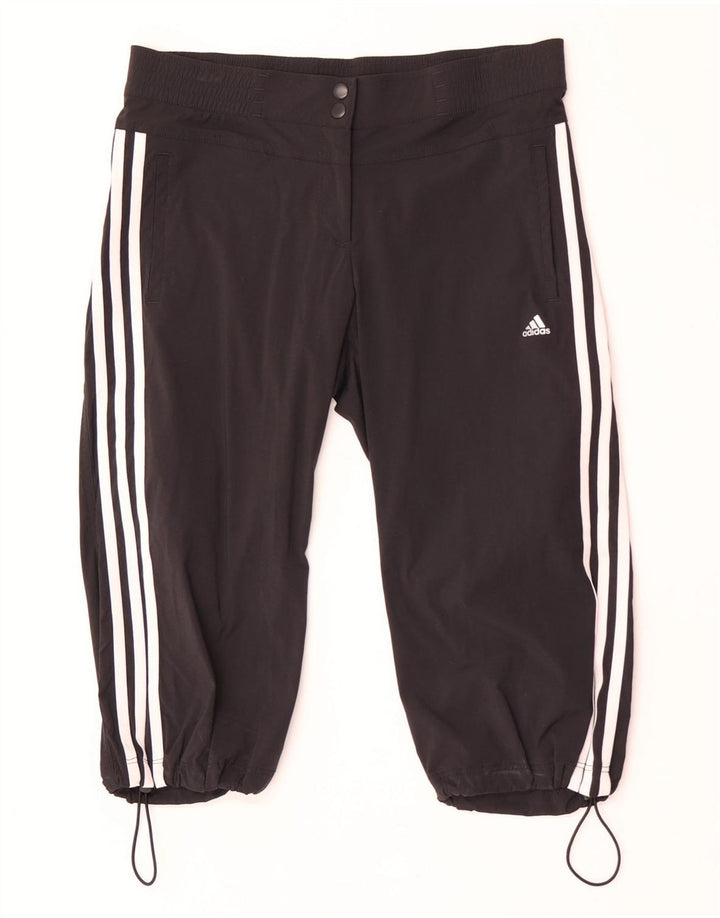 Adidas ženske Climalite bermude UK 12 srednje W32 crni najlon