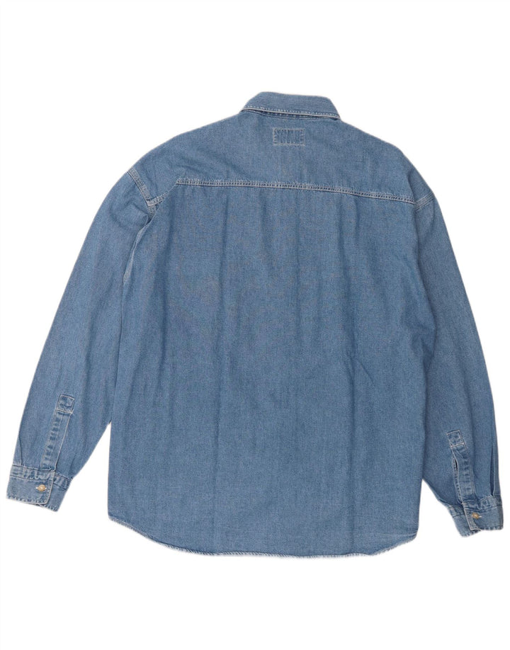 Wampum muška traper košulja Large Blue Cotton