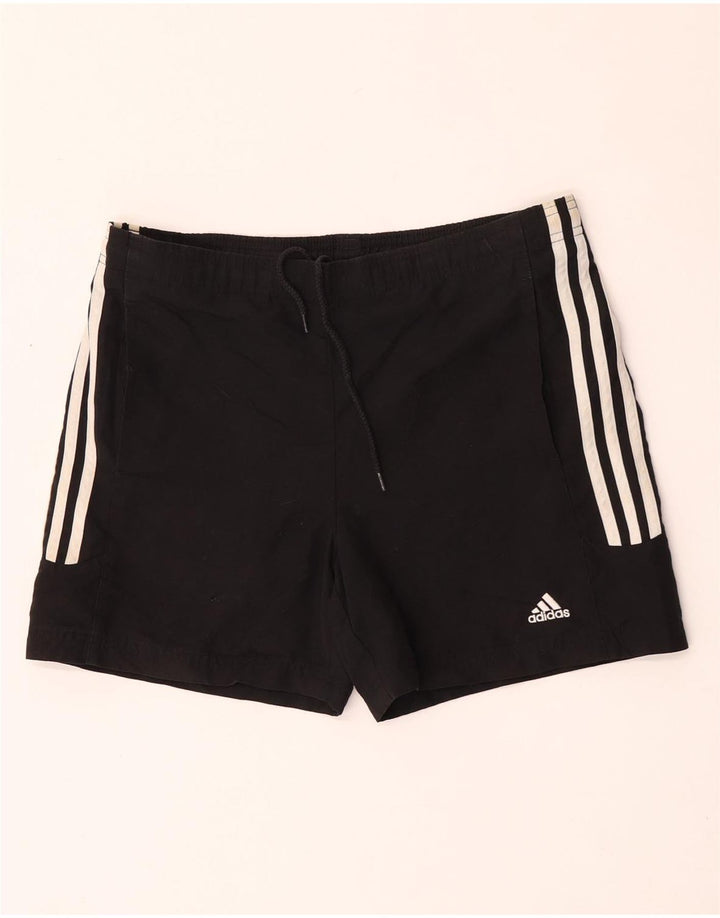 Adidas ženske sportske kratke hlače UK 10 male crne poliesterske
