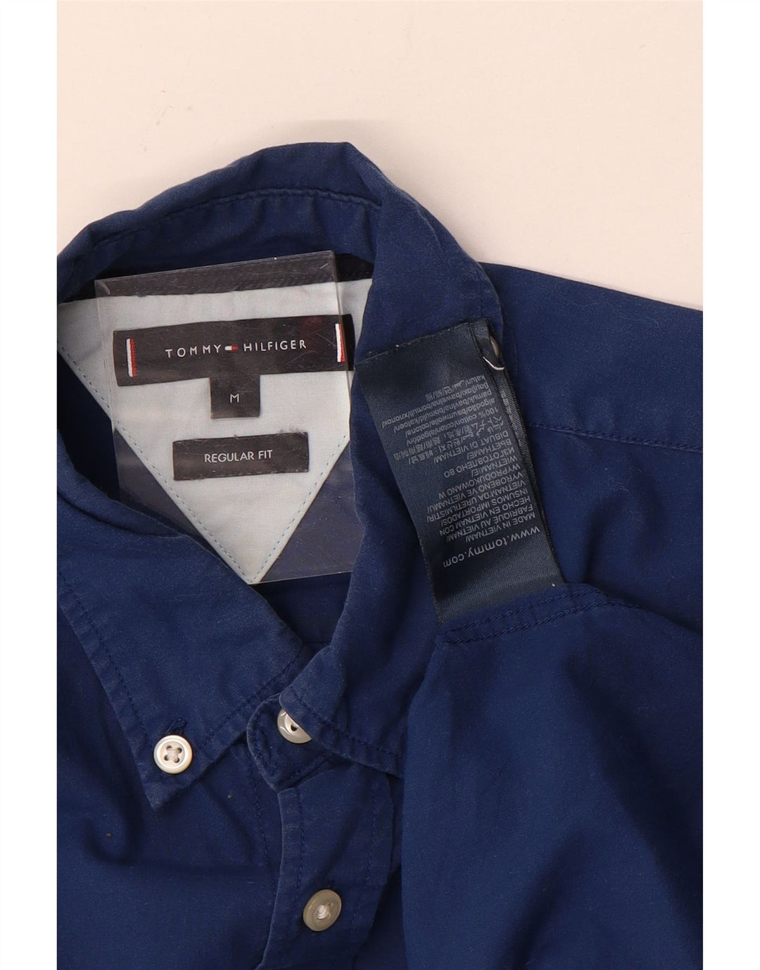 Tommy Hilfiger muška košulja standardnog kroja srednje plavi pamuk