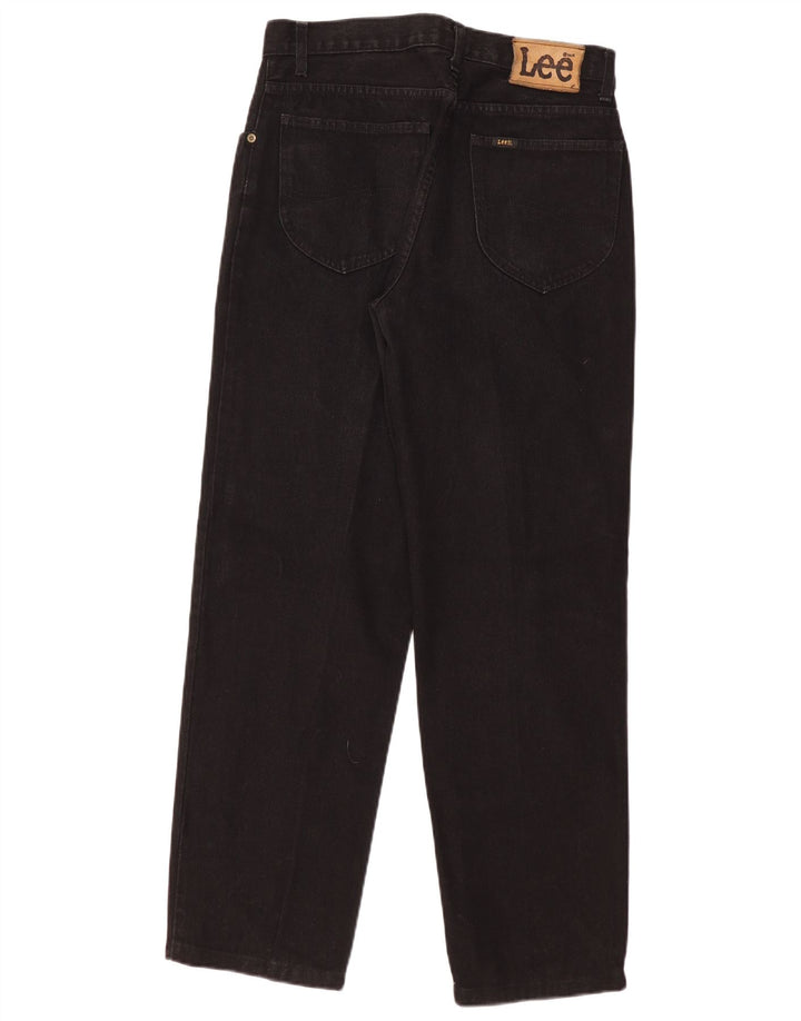 Lee Mens Kansas Straight Jeans W32 L30 Crni pamuk