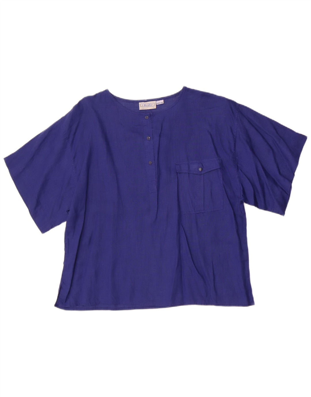 i Blues Ženska bluza Top IT 48 XL plavo platno
