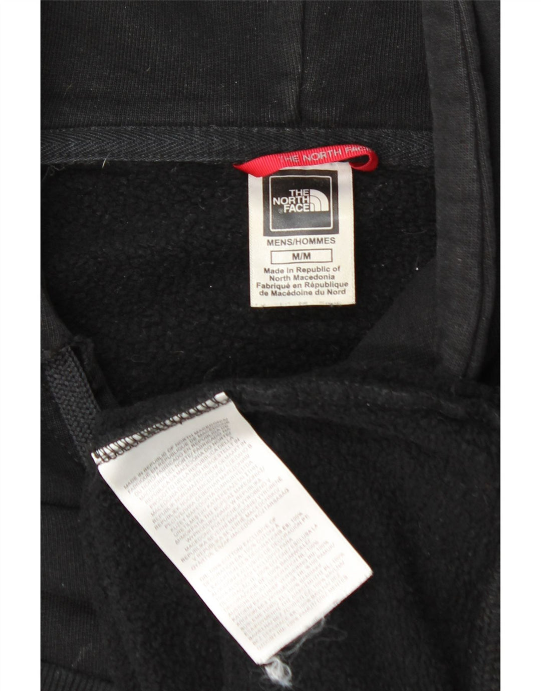 THE NORTH FACE Muška majica s kapuljačom srednje veličine, crni pamuk