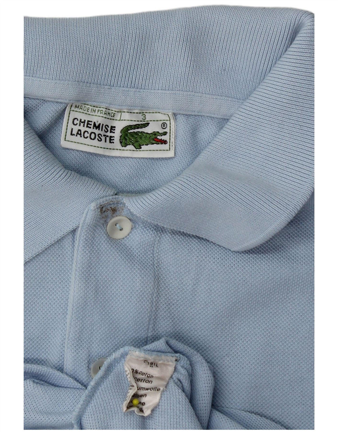 Lacoste muška polo majica veličina 3 mala plava pamučna