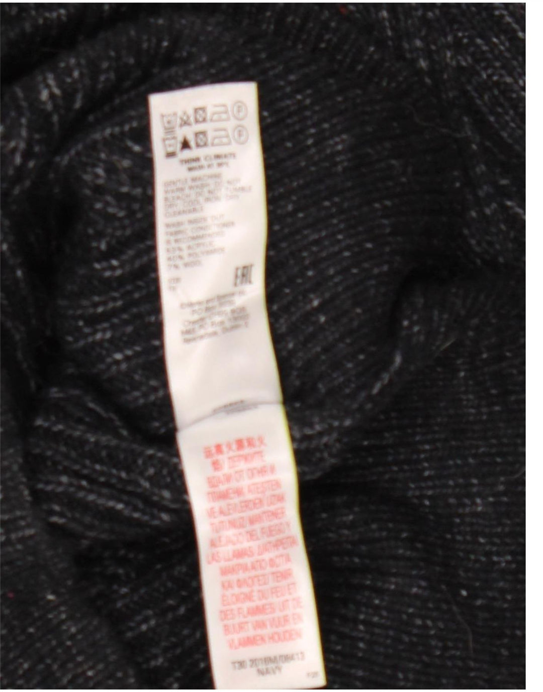 Marks & Spencer muški pulover s rol izrezom srednje tamnoplave boje