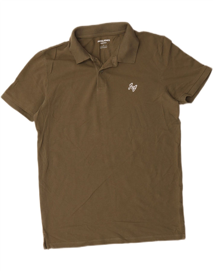 Jack & Jones muška polo majica veliki kaki pamuk