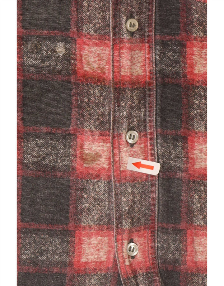 El Charro muška flanelska košulja, veliki sivi karirani pamuk