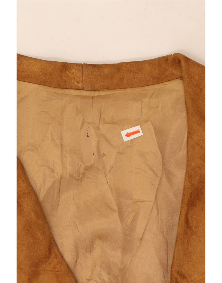 VINTAGE ženska jakna od brušene kože IT 46 velika bež koža