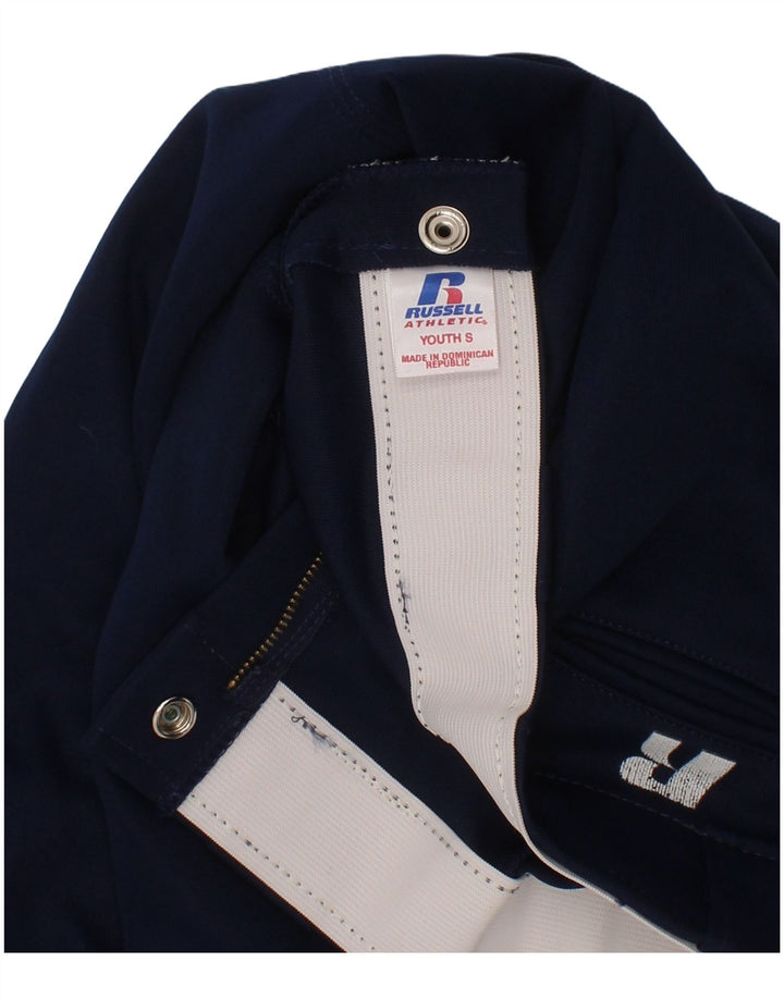 Russell atletske hlače za dječake 7-8 godina male W21 L17 tamnoplavi poliester