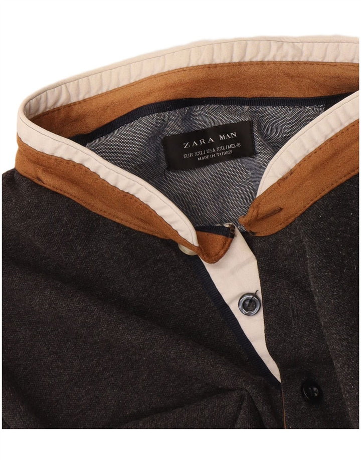Zara muška polo majica 2XL siva