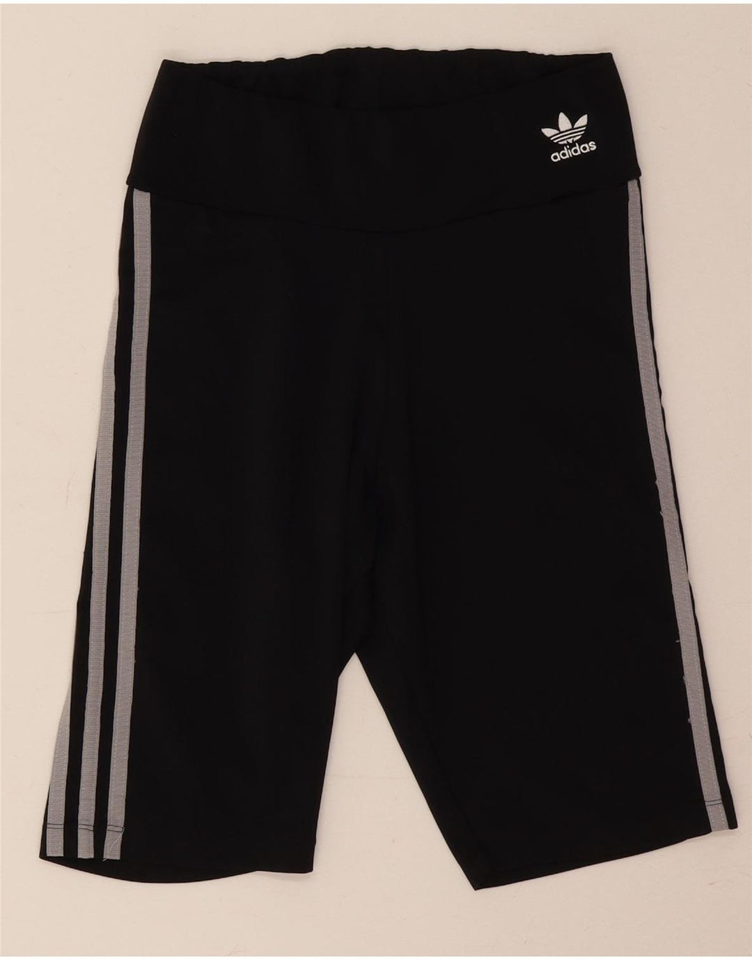 Adidas ženske sportske kratke hlače UK 10 male crne poliesterske