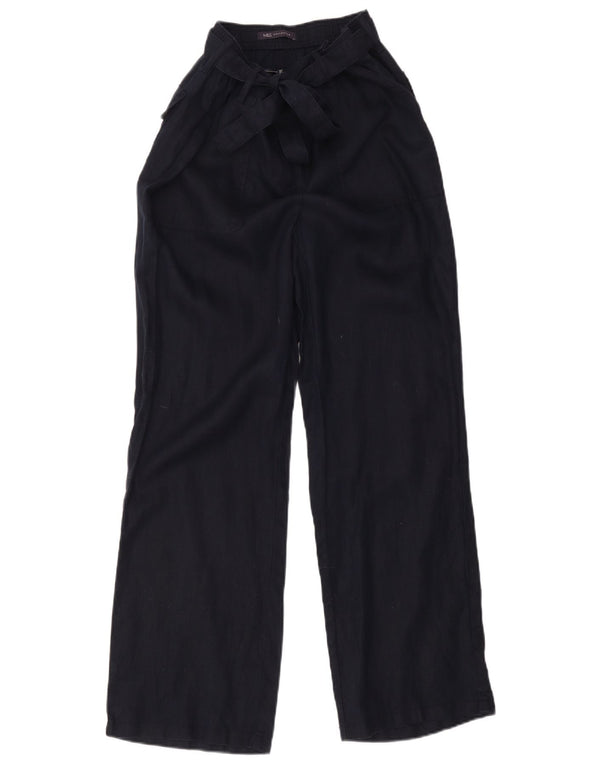 Marks & Spencer ženske hlače visokog struka UK 14 Large W29 L30 tamnoplave