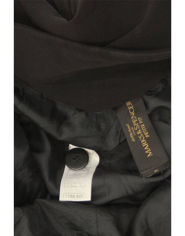 Marks & Spencer ženska jakna sa dugim sakoom Petite Longline UK 12 srednje crna