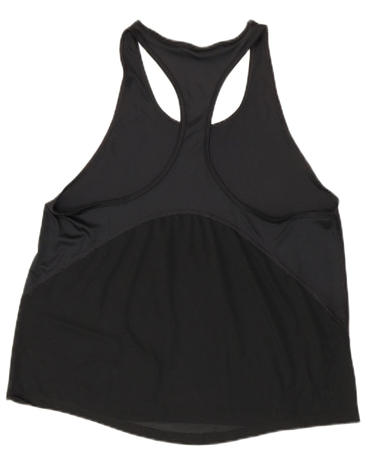 NIKE Ženski Dri Fit Vest Top UK 14 Large Black