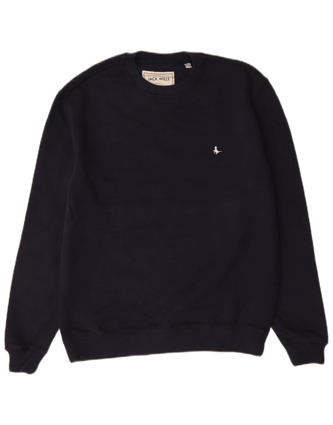 Jack Wills Muška majica s kratkim rukavima Mali tamnoplavi pamuk