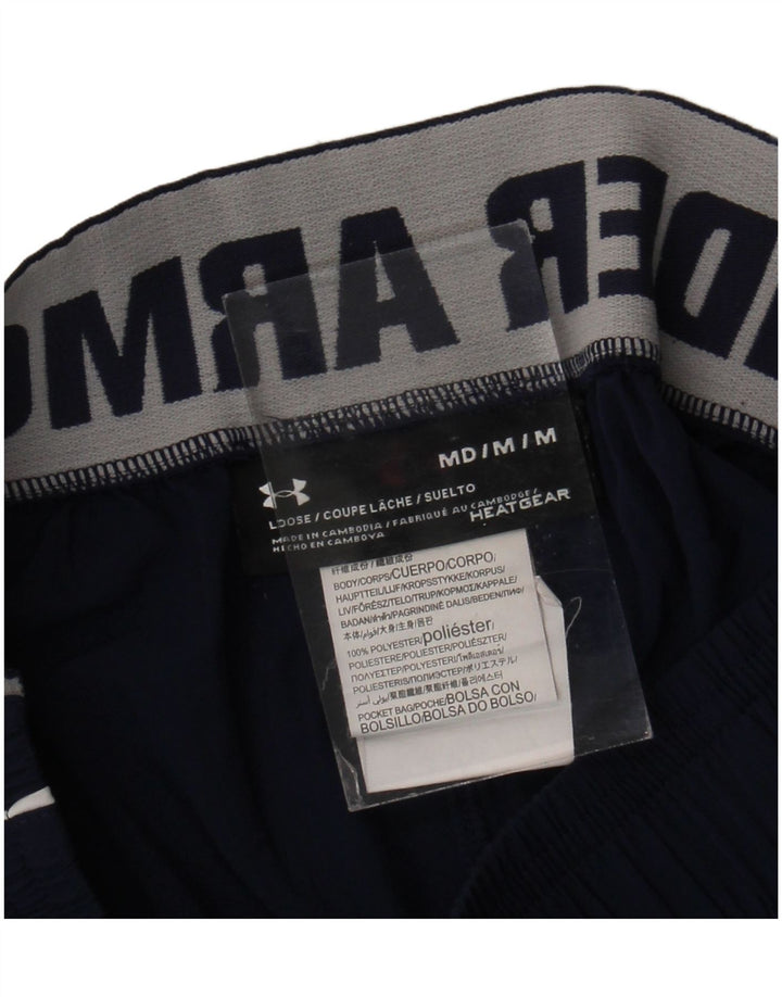 Srednje tamnoplavi poliester Under Armour Heat Gear Graphic Sport Shorts