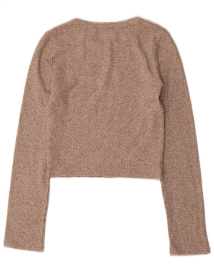 Zara ženski kratki rukav dugih rukava UK 8 Small Beige