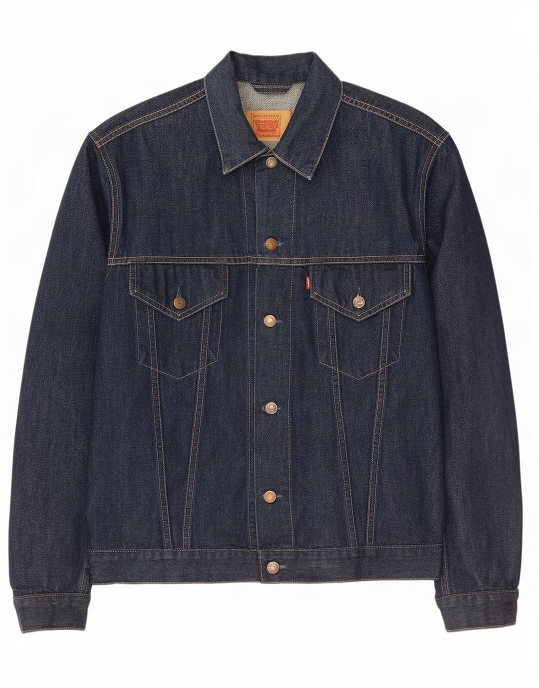 Levi's muška traper jakna UK 44 2XL tamnoplavi pamuk
